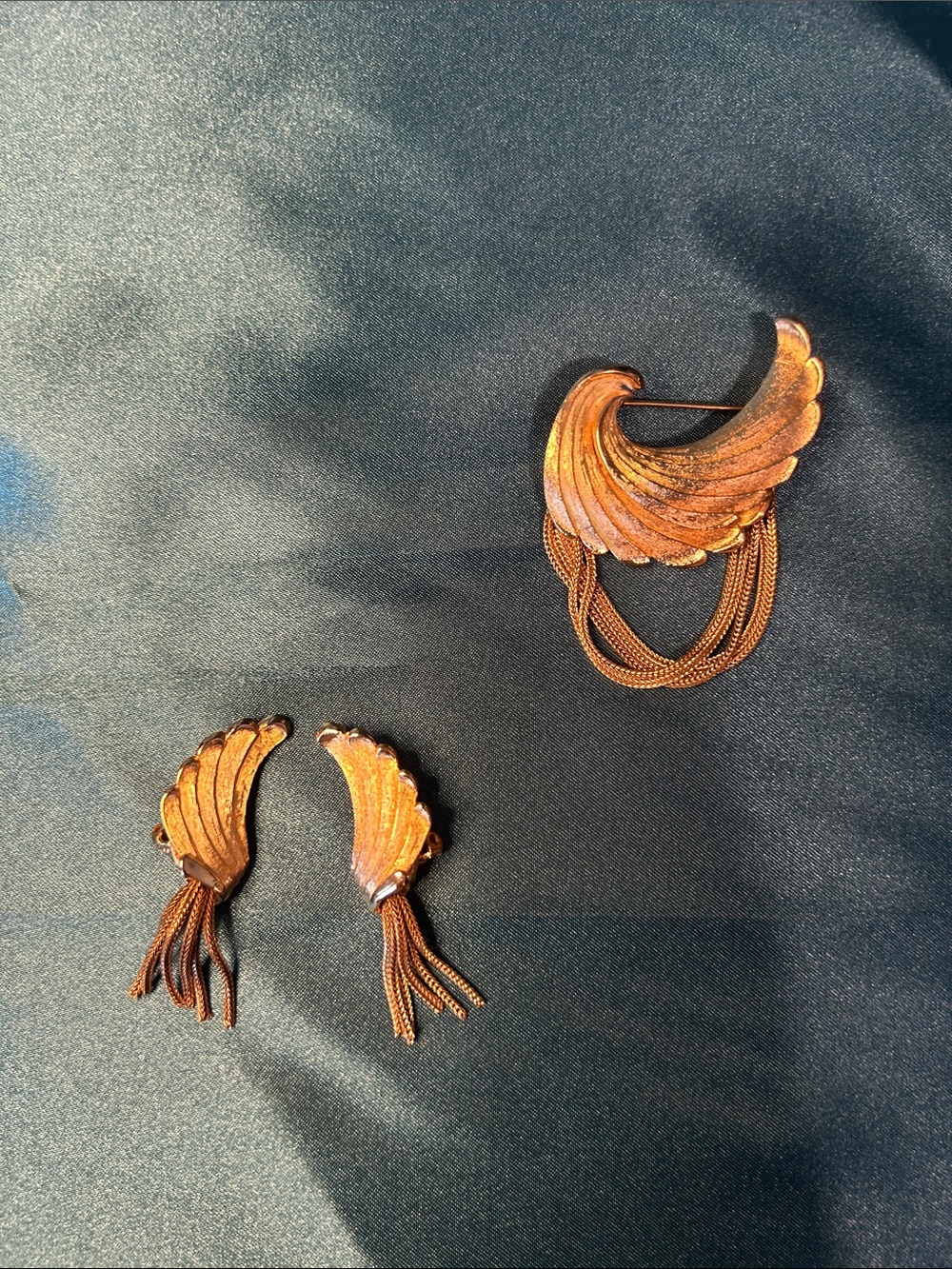 Vintage Kramer Brooch and Earrings
